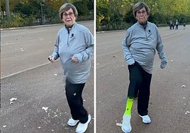 Luci, la abuela que se prepara para la Behobia - San Sebastián: «Llevo todo el año preparando la carrera»