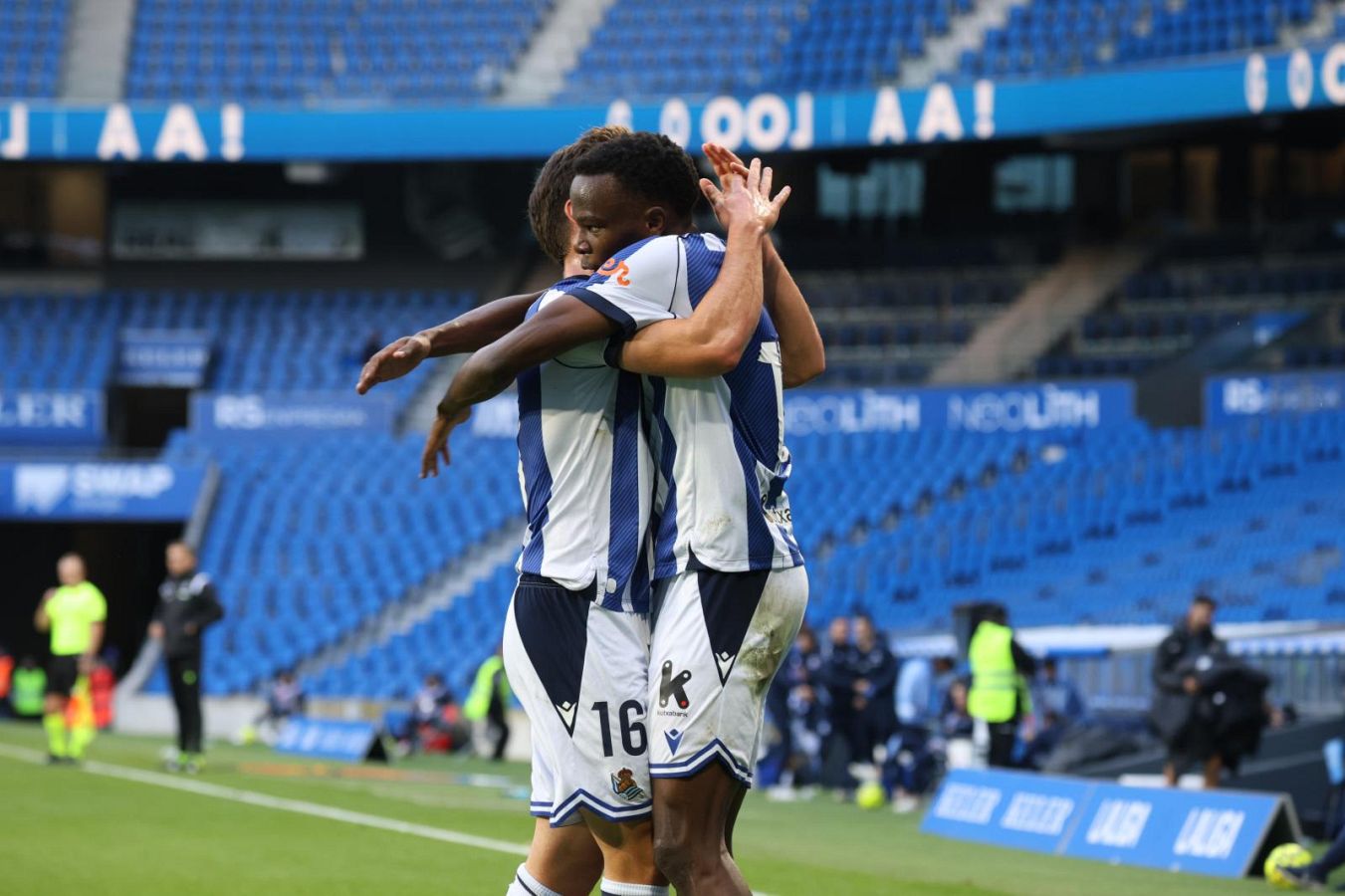 Dani Díaz llena de alegría Anoeta en el 98&#039; tras otra lección de competitivdad del Sanse