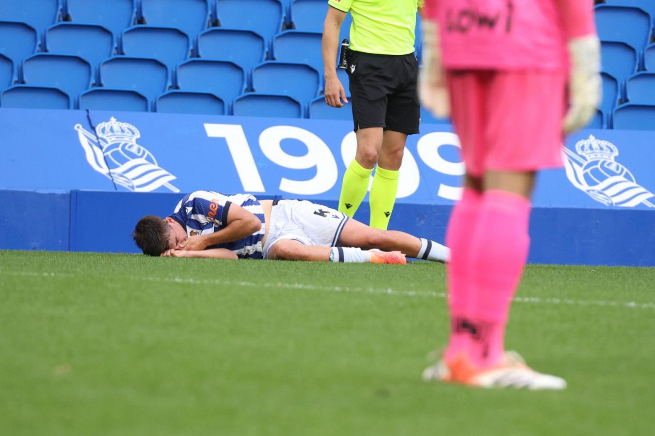 Dani Díaz llena de alegría Anoeta en el 98&#039; tras otra lección de competitivdad del Sanse