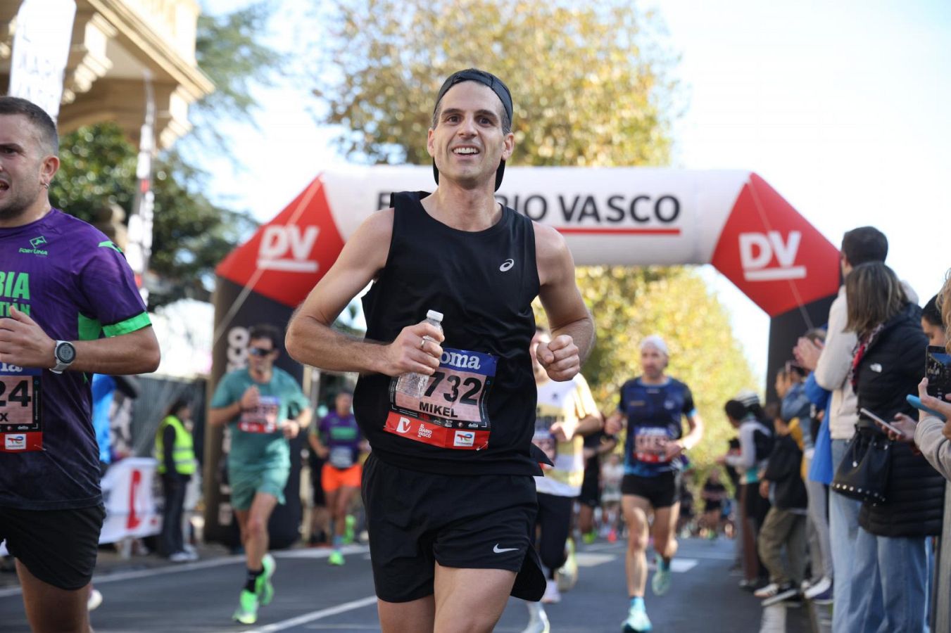 Las imágenes del Alto de Miracruz, punto clave en la Behobia - San Sebastián