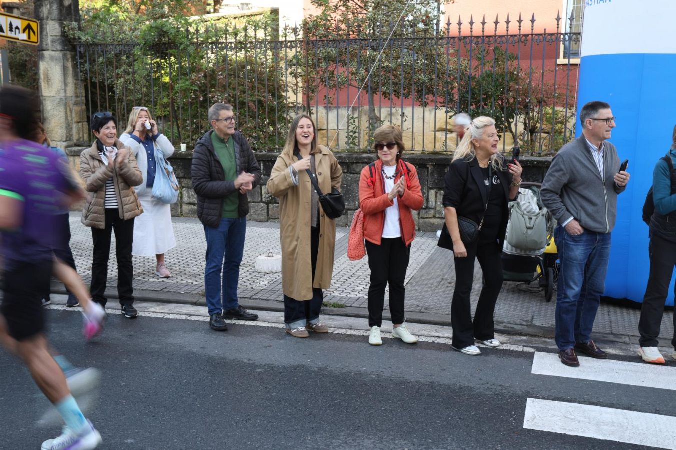 Las imágenes del Alto de Miracruz, punto clave en la Behobia - San Sebastián
