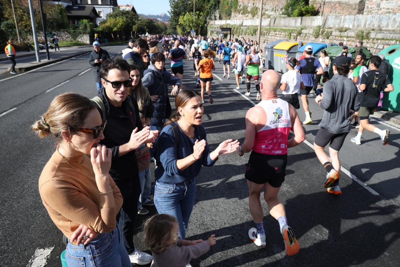 Las imágenes del Alto de Miracruz, punto clave en la Behobia - San Sebastián