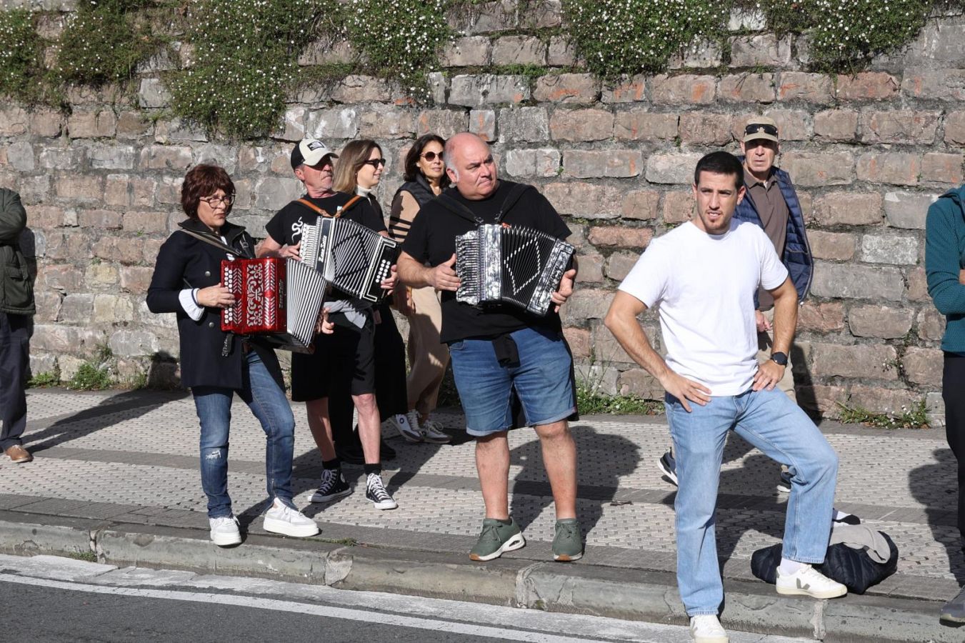 Las imágenes del Alto de Miracruz, punto clave en la Behobia - San Sebastián