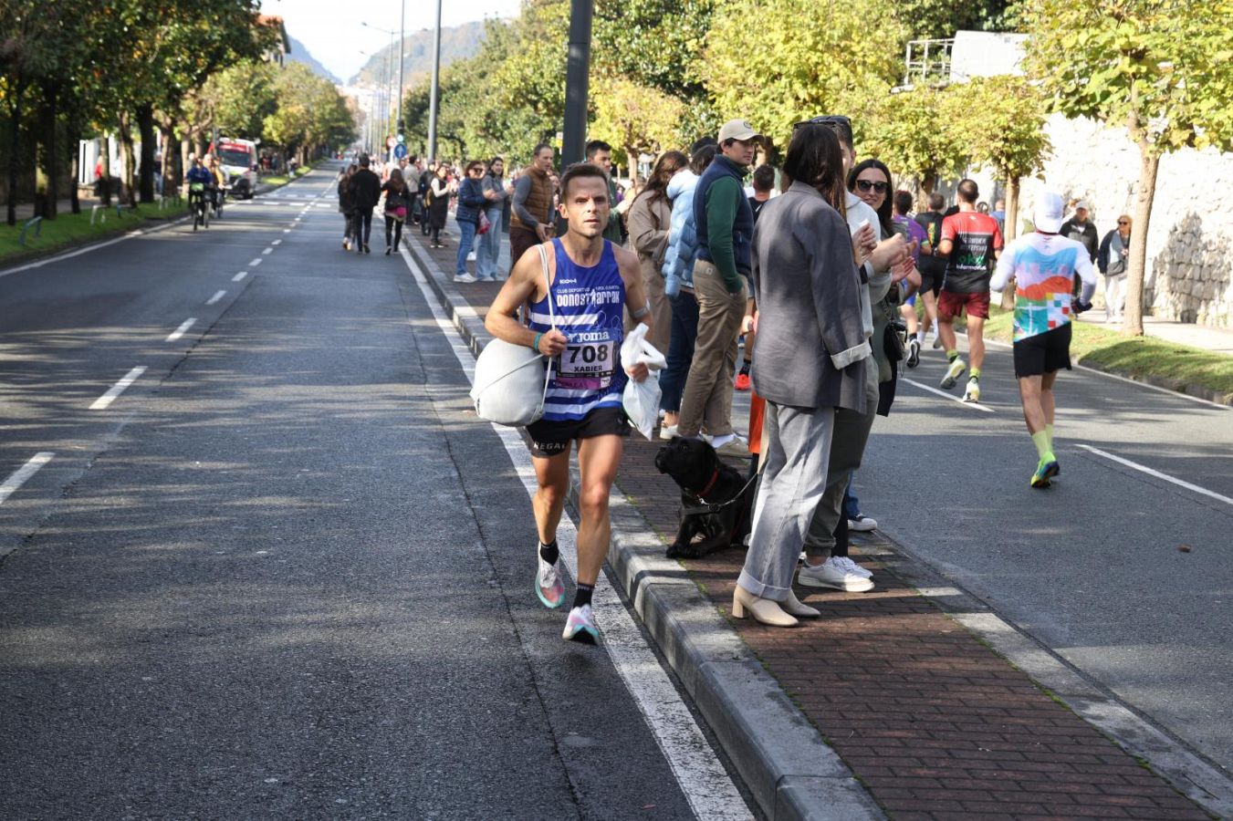 Las imágenes del Alto de Miracruz, punto clave en la Behobia - San Sebastián
