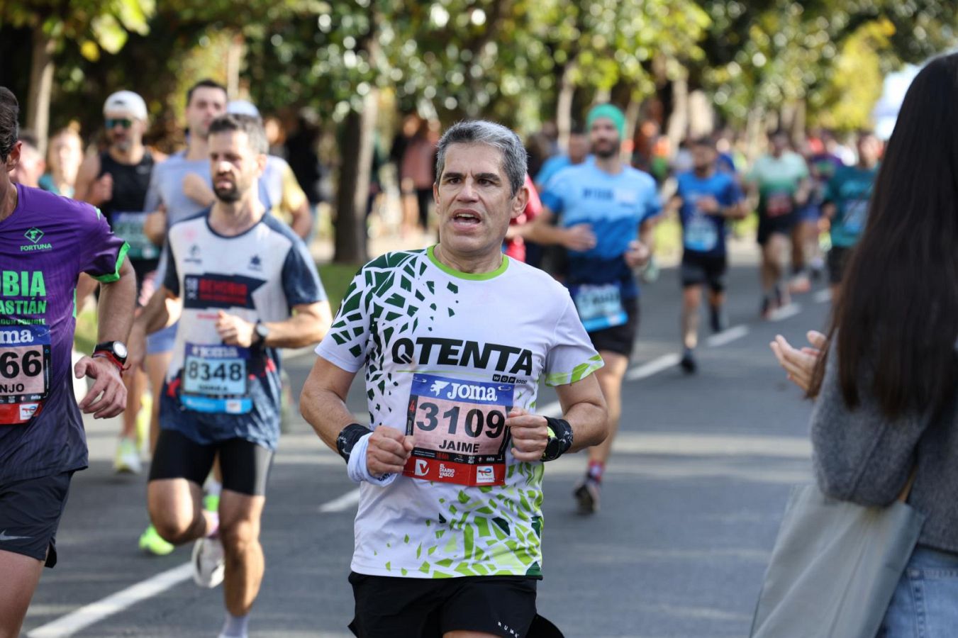 Las imágenes del Alto de Miracruz, punto clave en la Behobia - San Sebastián