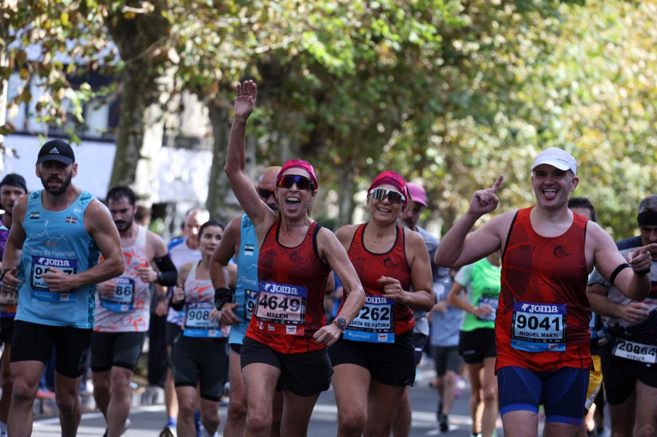 Las imágenes del Alto de Miracruz, punto clave en la Behobia - San Sebastián