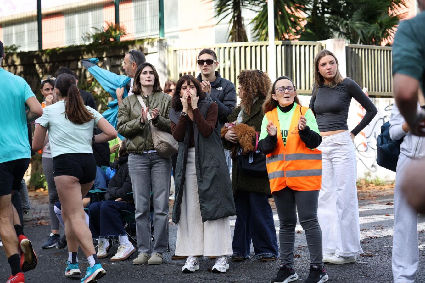 Las imágenes del Alto de Miracruz, punto clave en la Behobia - San Sebastián