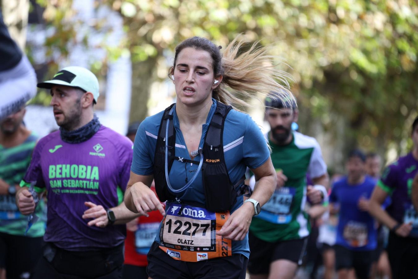 Las imágenes del Alto de Miracruz, punto clave en la Behobia - San Sebastián
