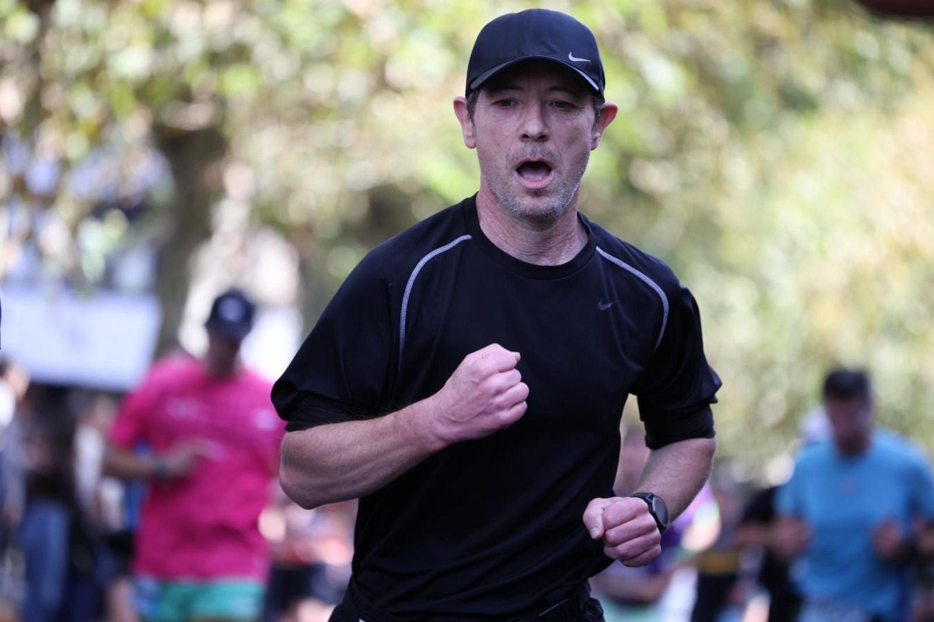 Las imágenes del Alto de Miracruz, punto clave en la Behobia - San Sebastián