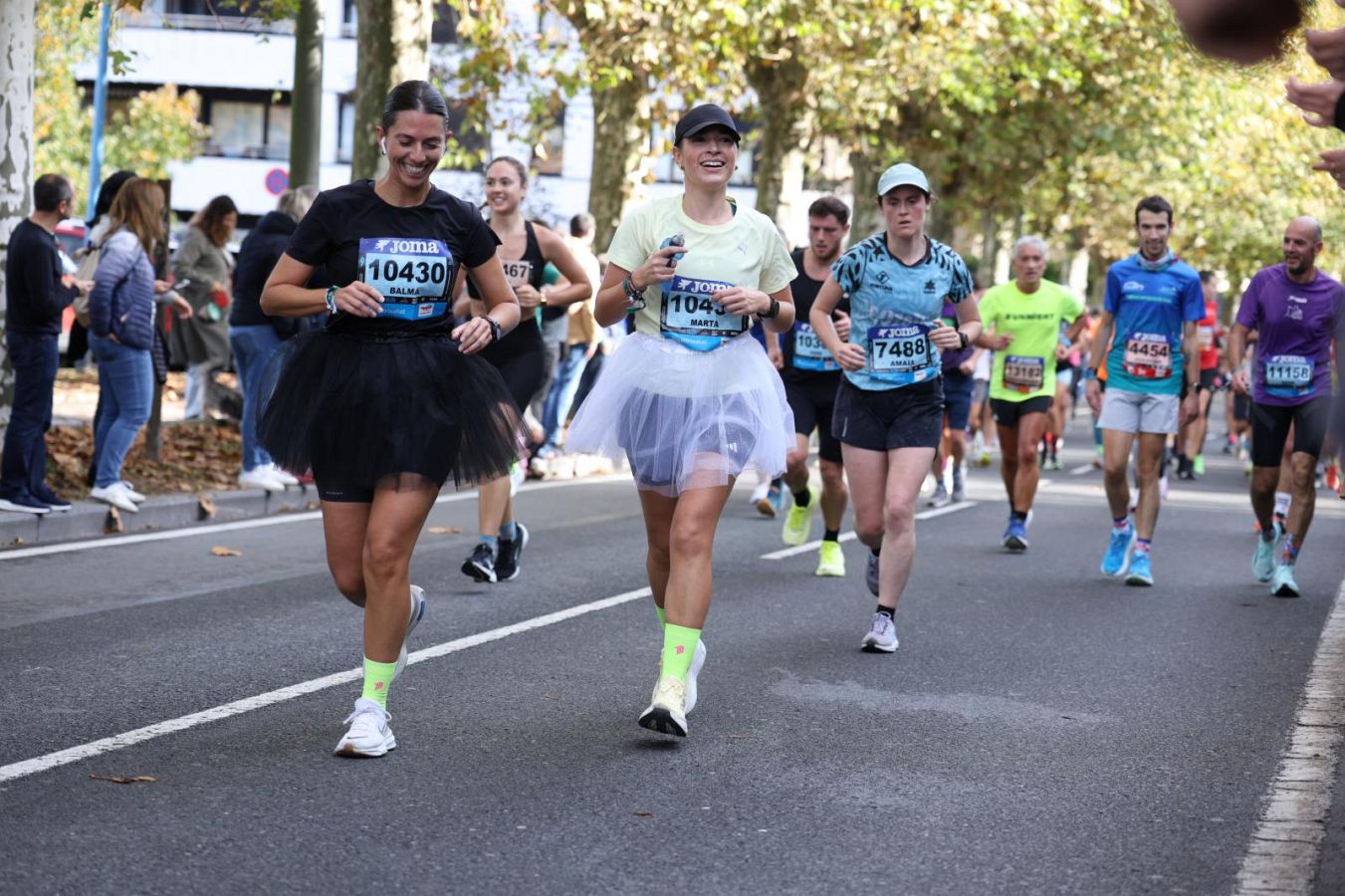 Las imágenes del Alto de Miracruz, punto clave en la Behobia - San Sebastián