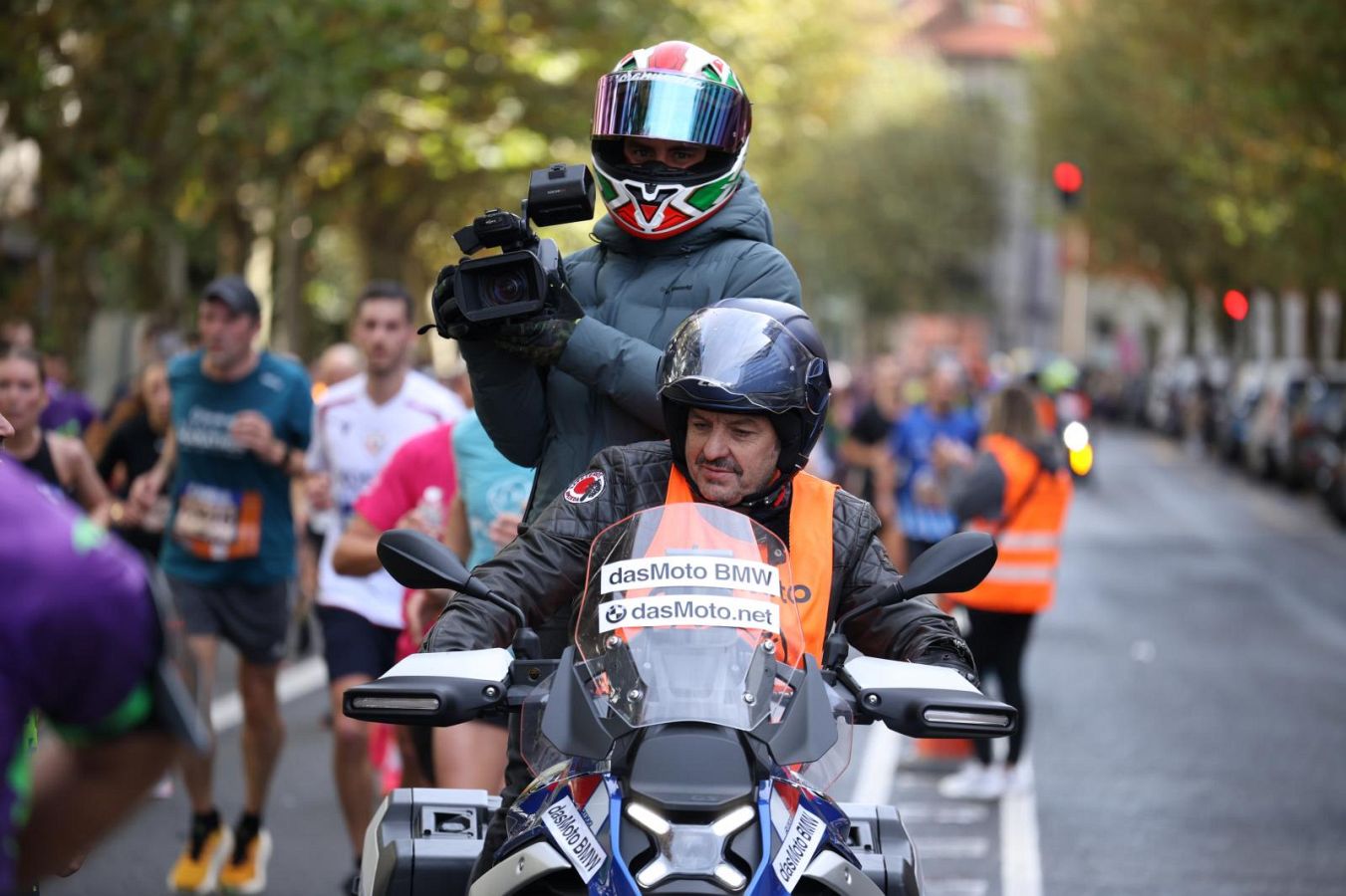 Las imágenes del Alto de Miracruz, punto clave en la Behobia - San Sebastián