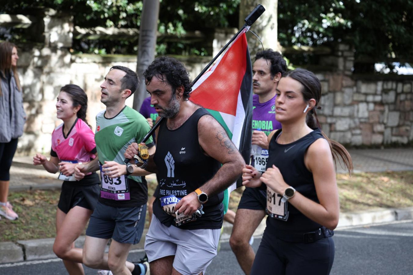 Las imágenes del Alto de Miracruz, punto clave en la Behobia - San Sebastián
