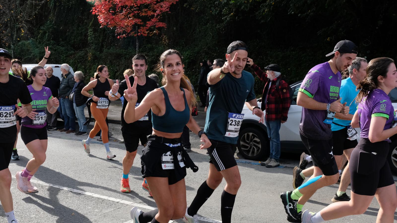 La Behobia - San Sebastián 2025 a su paso por Errenteria