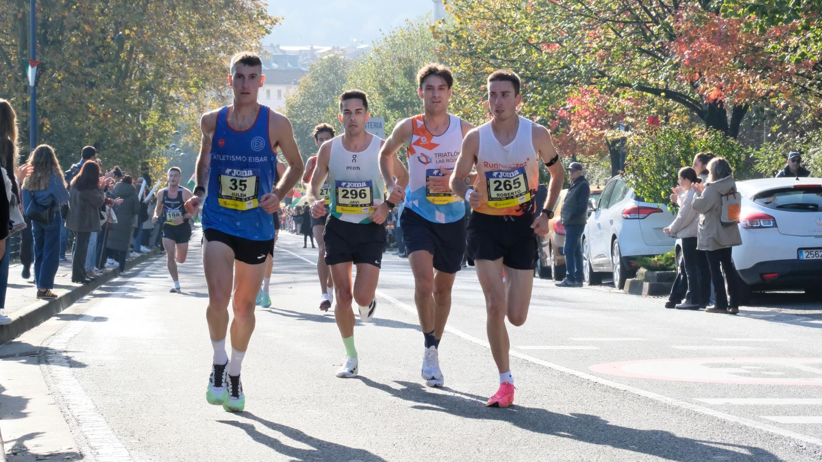 La Behobia - San Sebastián 2025 a su paso por Errenteria