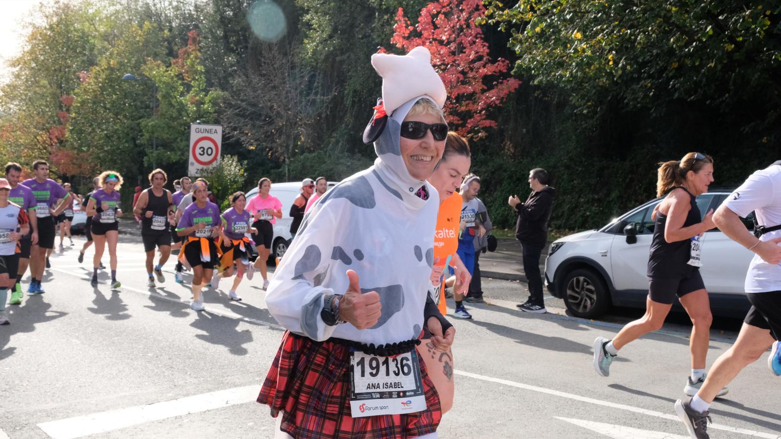 La Behobia - San Sebastián 2025 a su paso por Errenteria