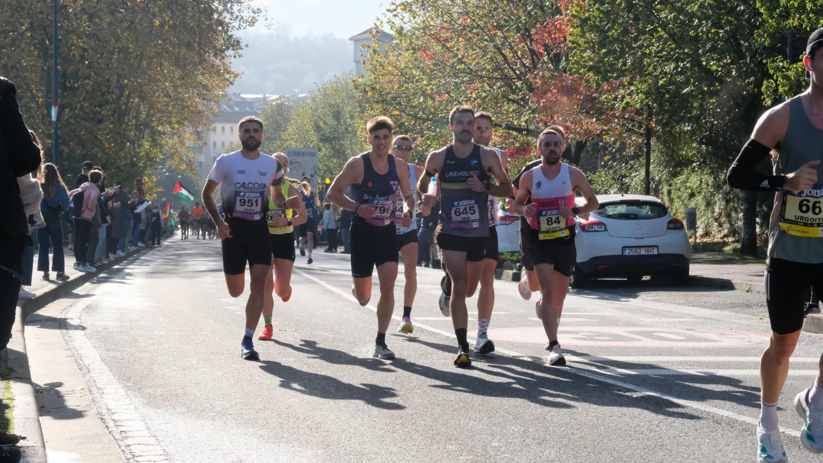 La Behobia - San Sebastián 2025 a su paso por Errenteria