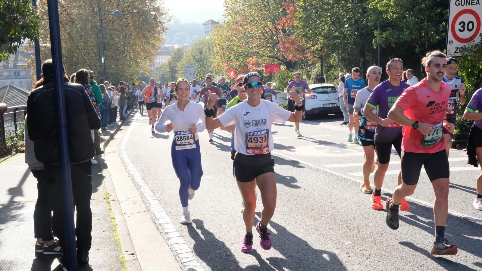 La Behobia - San Sebastián 2025 a su paso por Errenteria