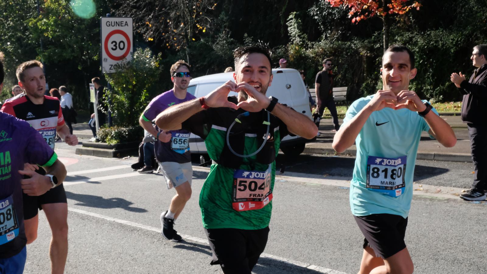 La Behobia - San Sebastián 2025 a su paso por Errenteria