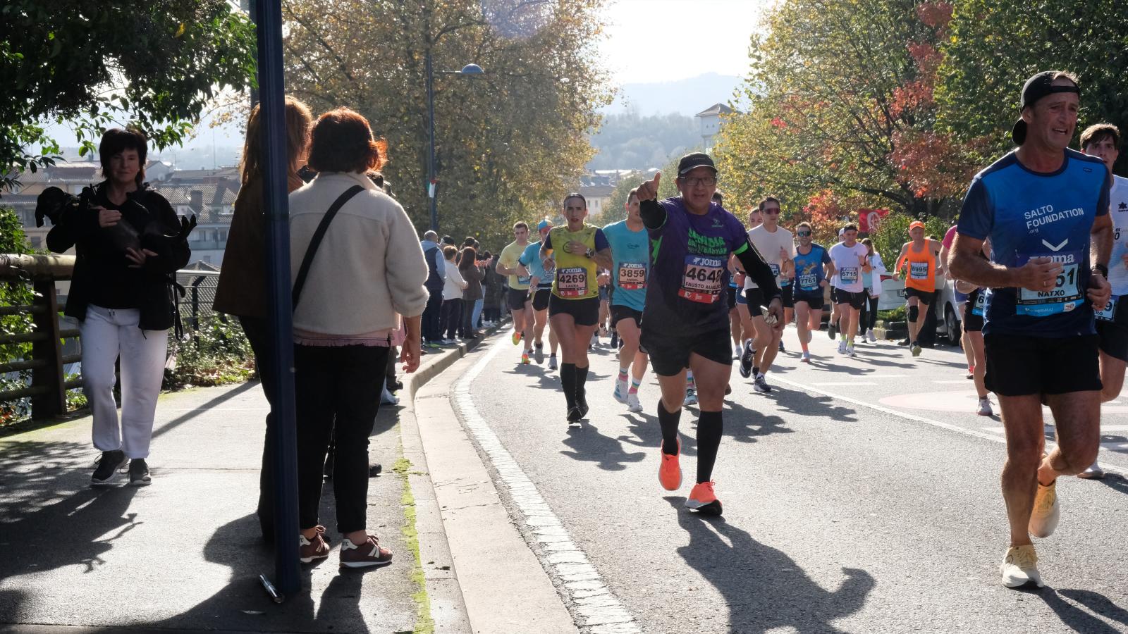 La Behobia - San Sebastián 2025 a su paso por Errenteria