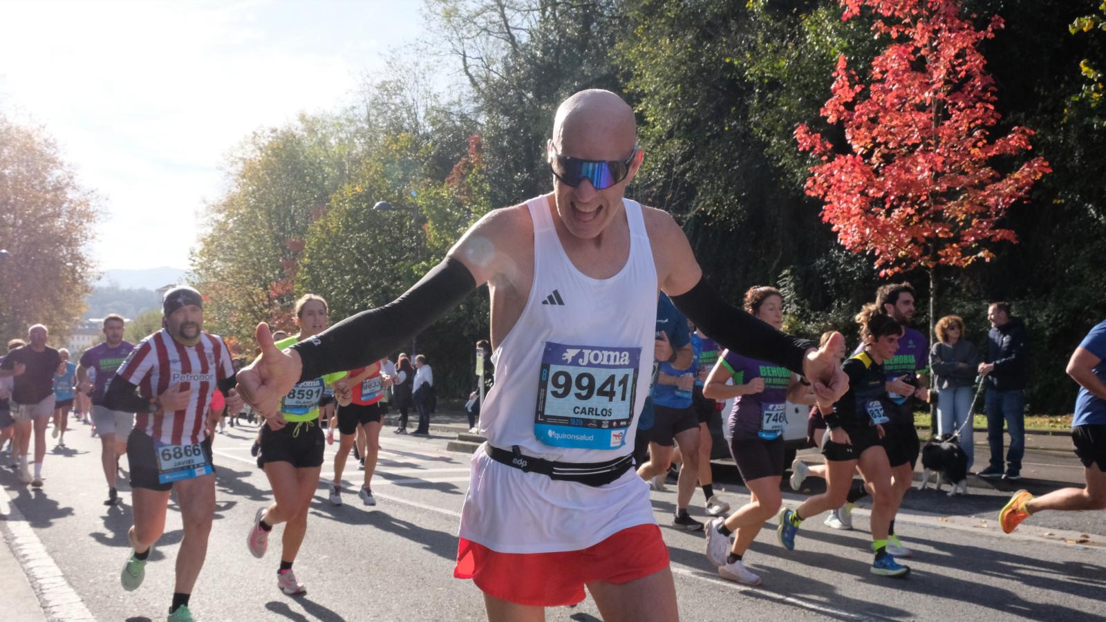 La Behobia - San Sebastián 2025 a su paso por Errenteria