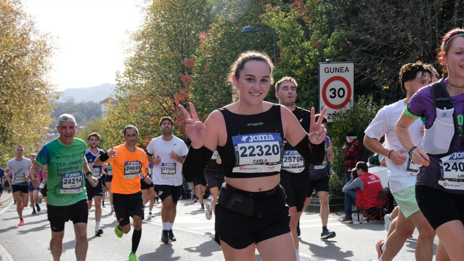 La Behobia - San Sebastián 2025 a su paso por Errenteria