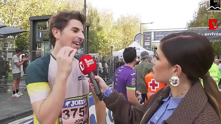 Jon Insausti: "Soy el primer alcalde en activo de San Sebastián en correr la Behobia"