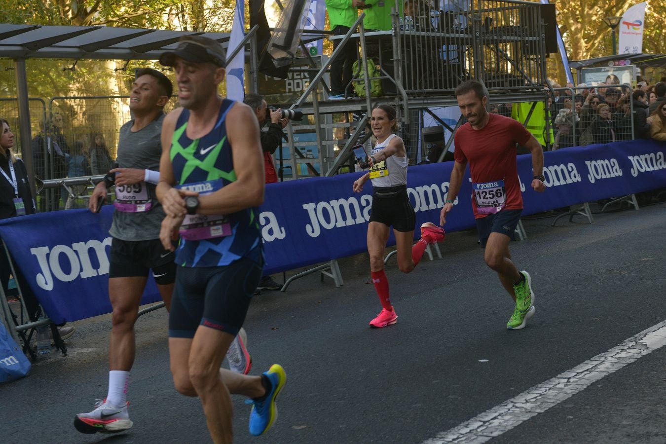 Las imágenes de la llegada a meta en el Boulevard de San Sebastián