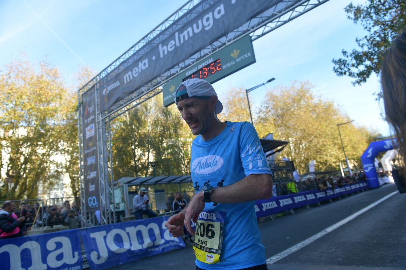 Las imágenes de la llegada a meta en el Boulevard de San Sebastián