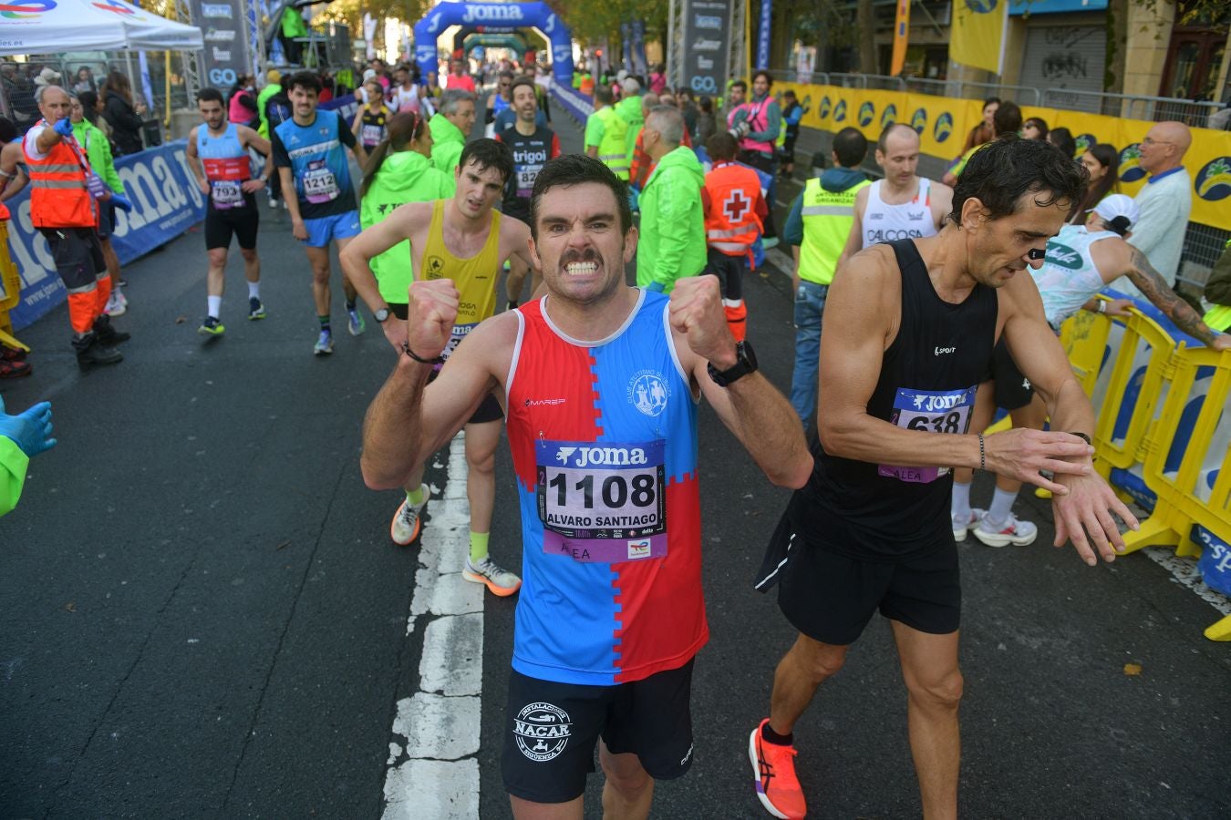 Las imágenes de la llegada a meta en el Boulevard de San Sebastián