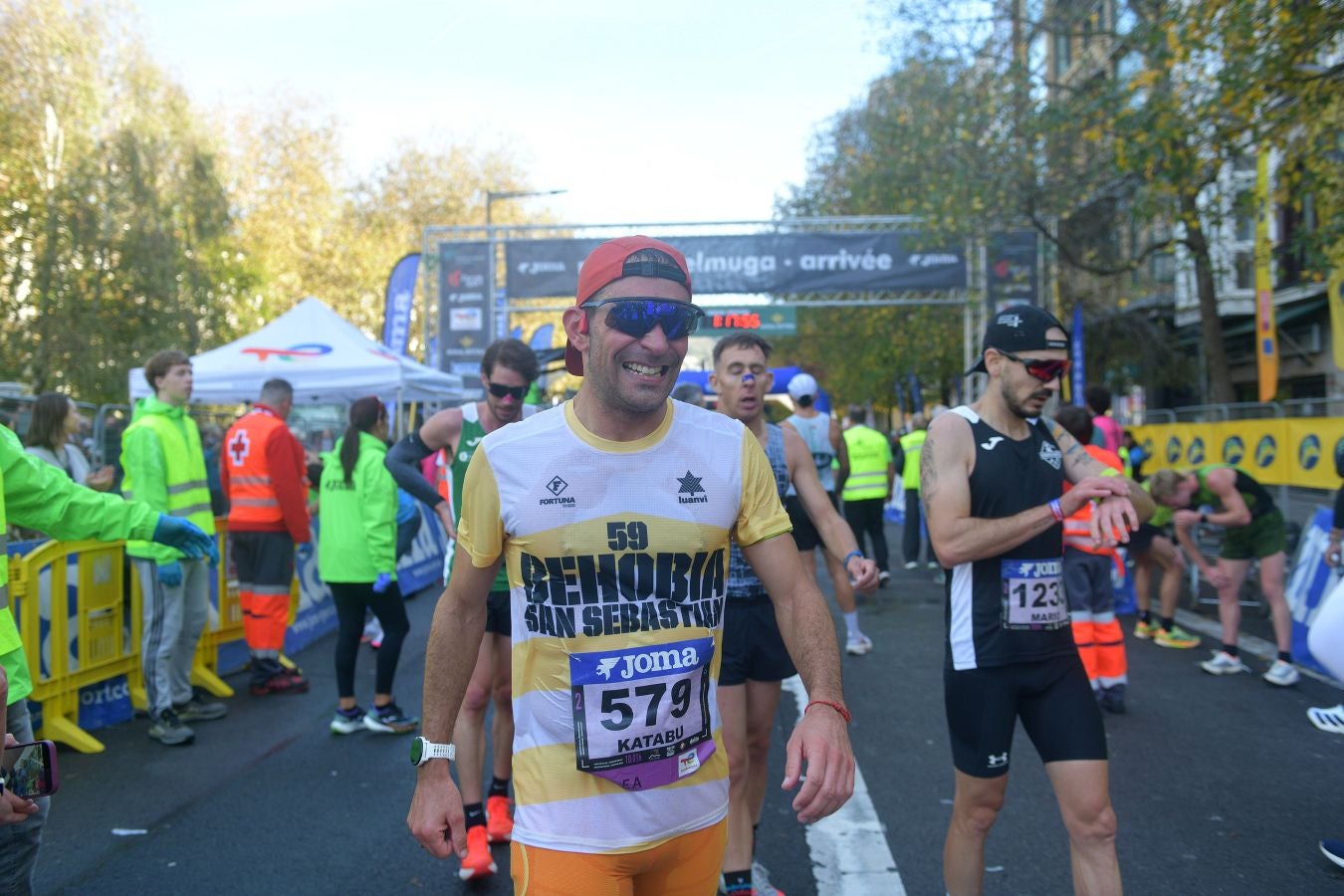 Las imágenes de la llegada a meta en el Boulevard de San Sebastián