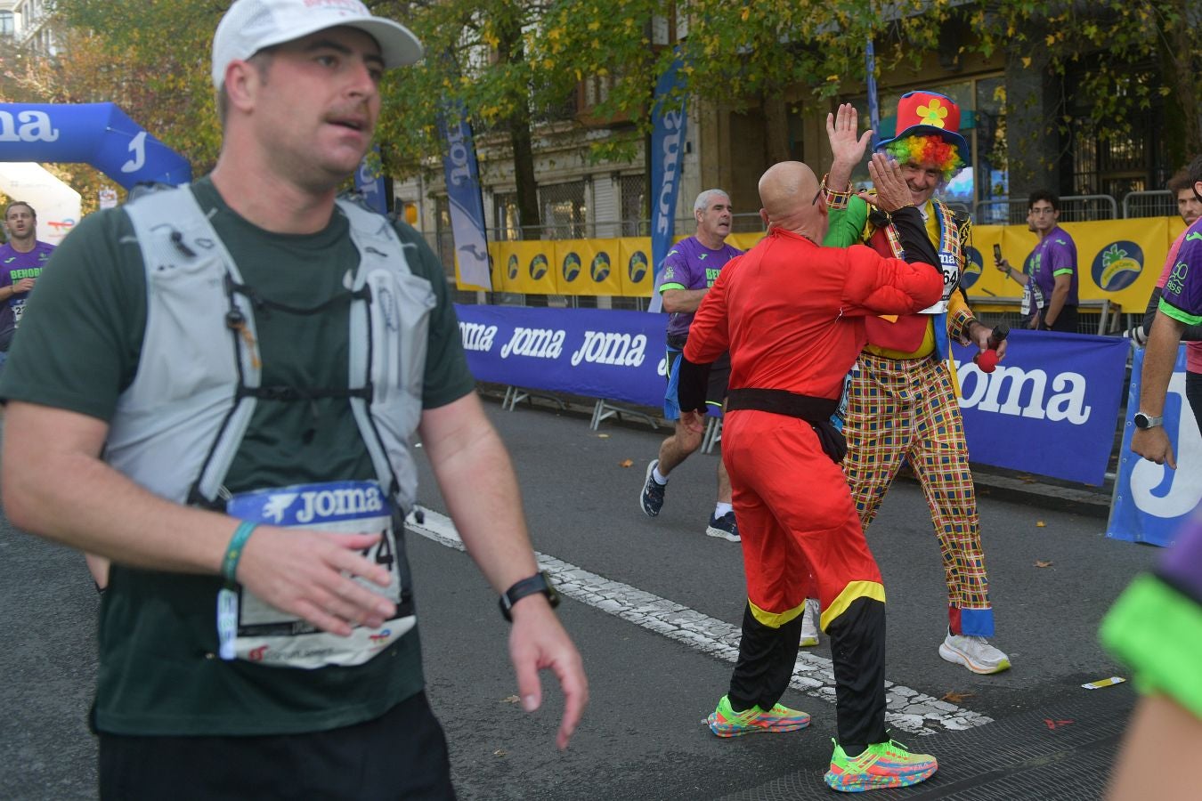 Las imágenes de la llegada a meta en el Boulevard de San Sebastián