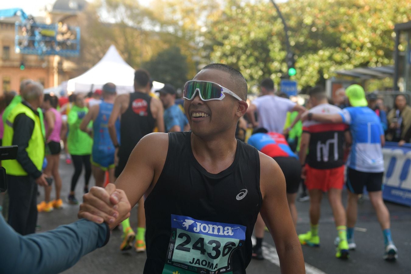 Las imágenes de la llegada a meta en el Boulevard de San Sebastián