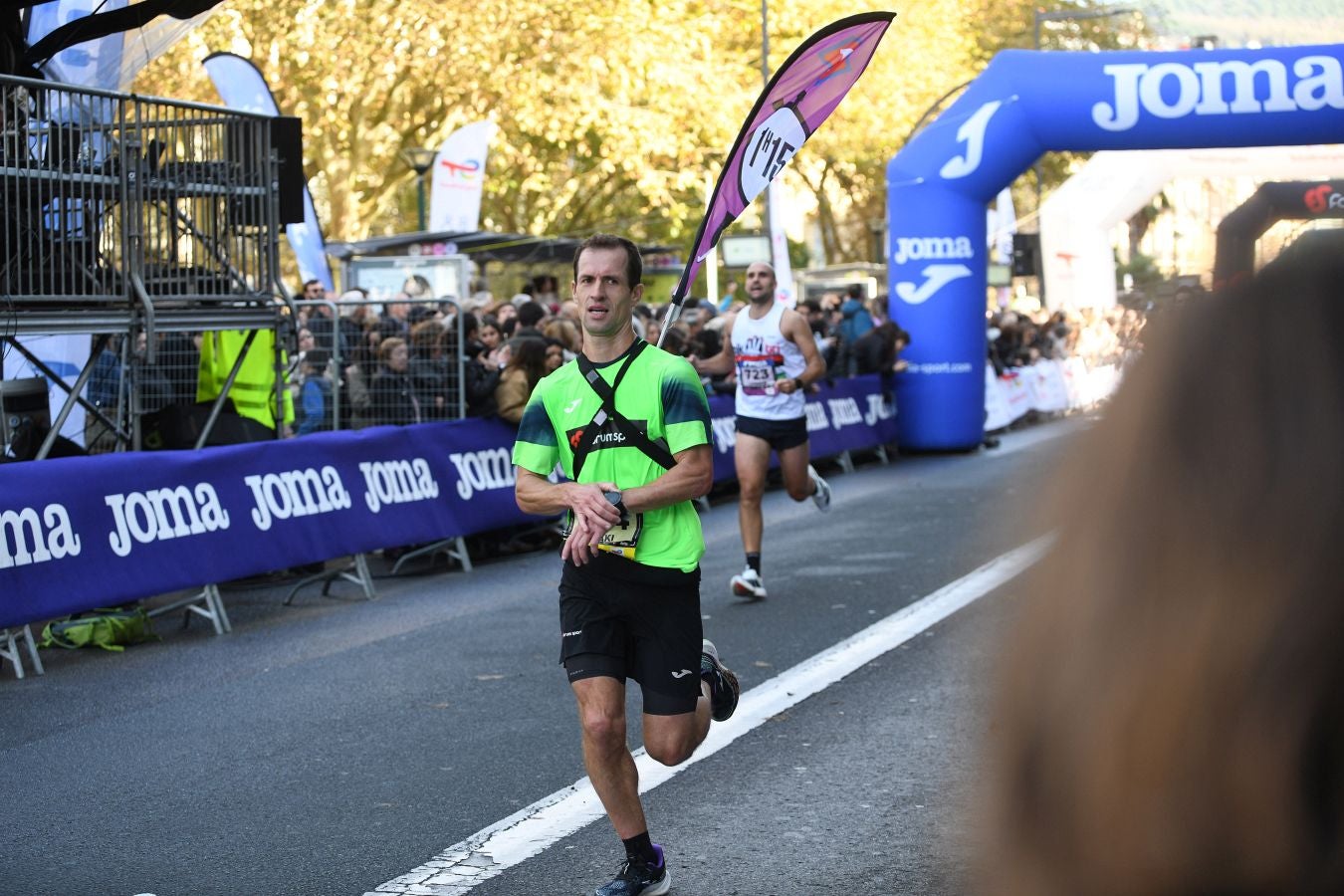 Las imágenes de la llegada a meta en el Boulevard de San Sebastián