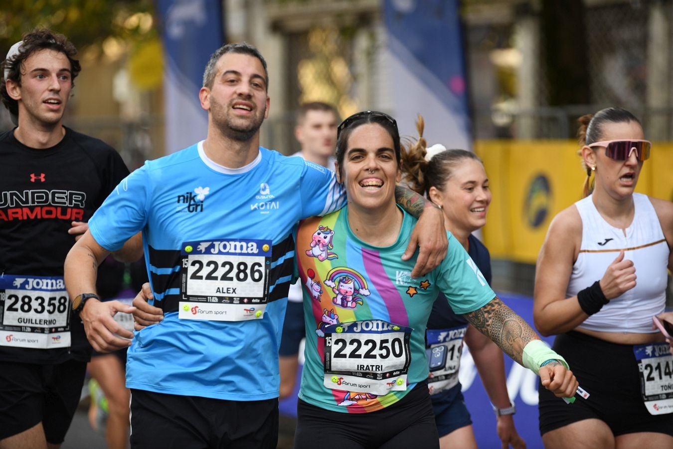 Las imágenes de la llegada a meta en el Boulevard de San Sebastián