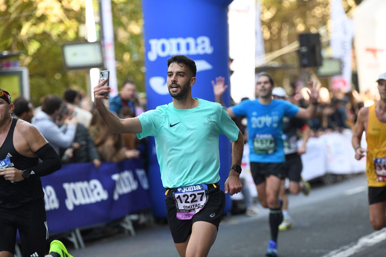 Las imágenes de la llegada a meta en el Boulevard de San Sebastián