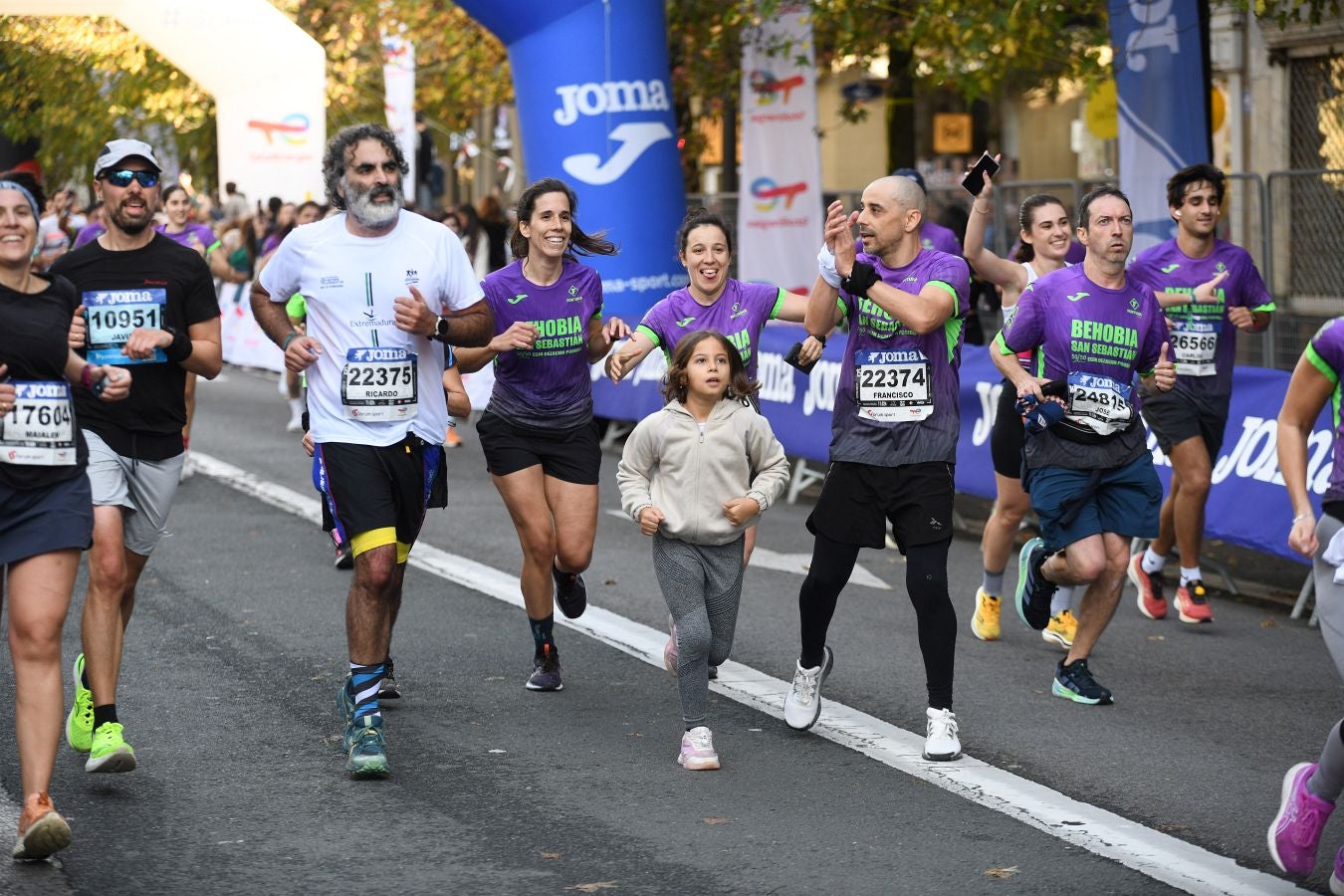 Las imágenes de la llegada a meta en el Boulevard de San Sebastián