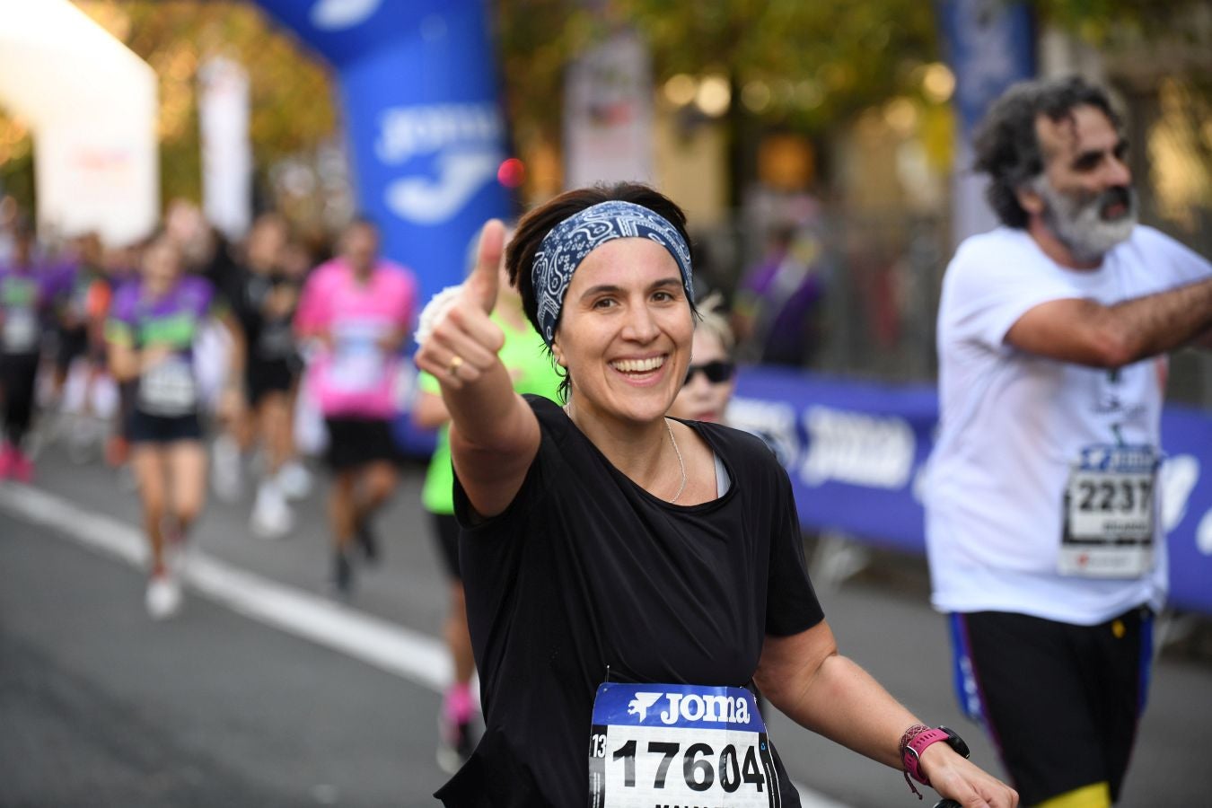 Las imágenes de la llegada a meta en el Boulevard de San Sebastián