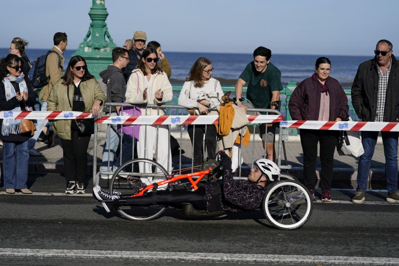 La Behobia - San Sebastián, a su paso por el Kursaal donostiarra
