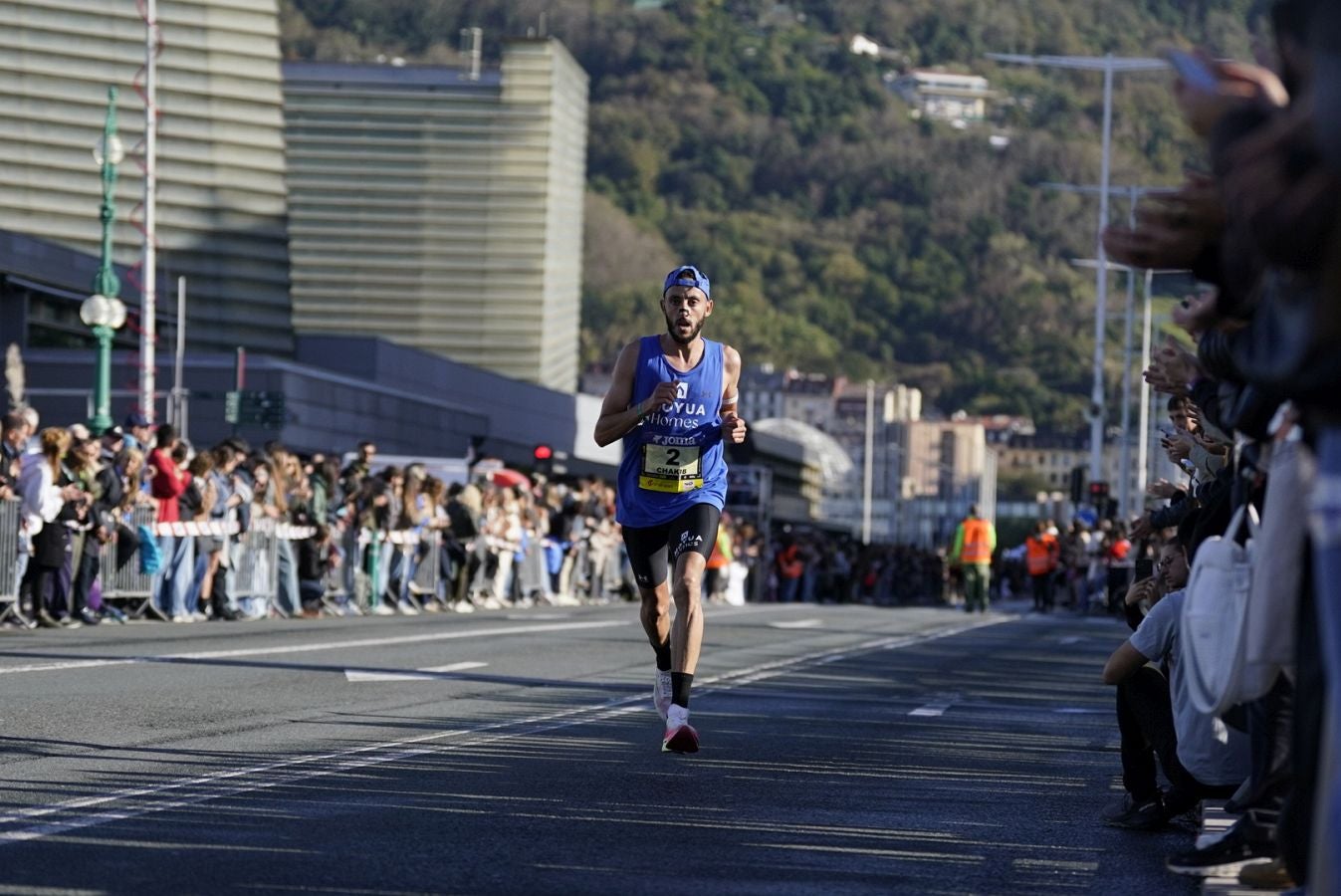 La Behobia - San Sebastián, a su paso por el Kursaal donostiarra