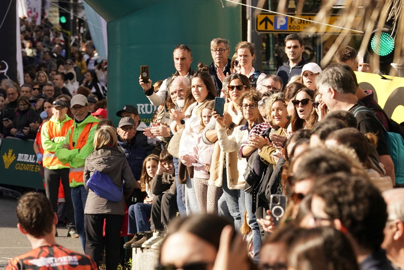 La Behobia - San Sebastián, a su paso por el Kursaal donostiarra