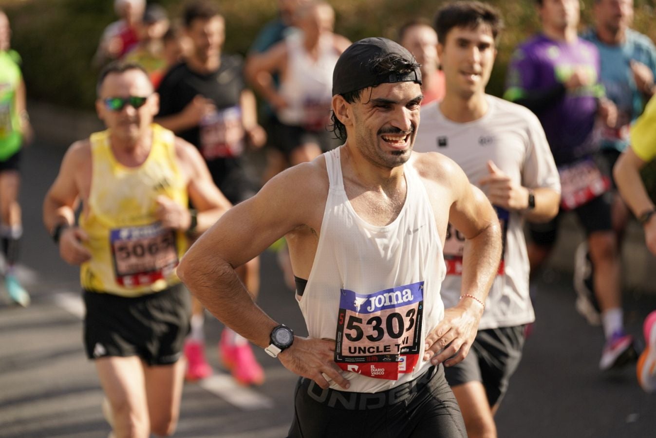 La Behobia - San Sebastián, a su paso por el Kursaal donostiarra