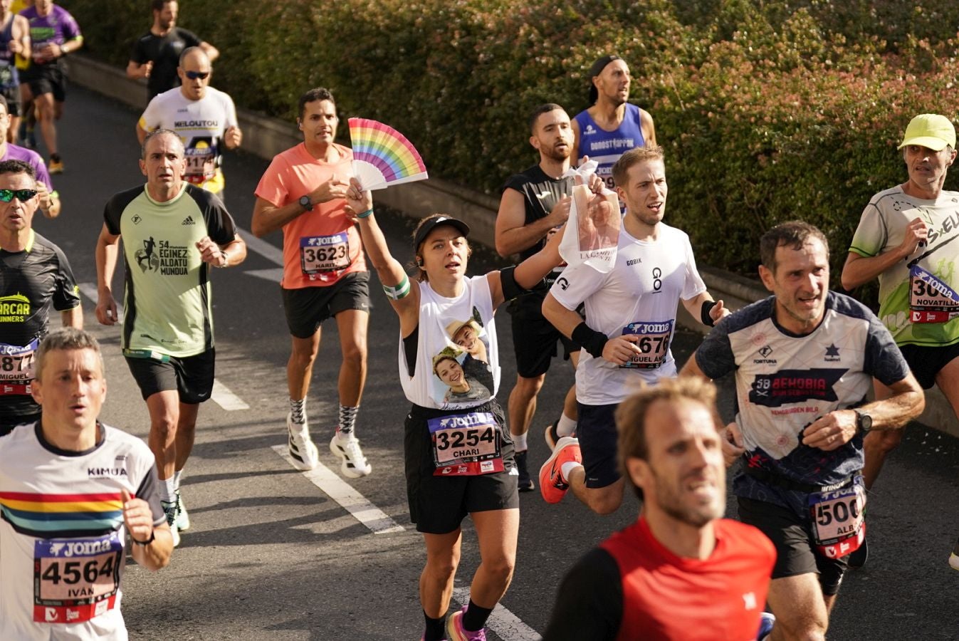 La Behobia - San Sebastián, a su paso por el Kursaal donostiarra