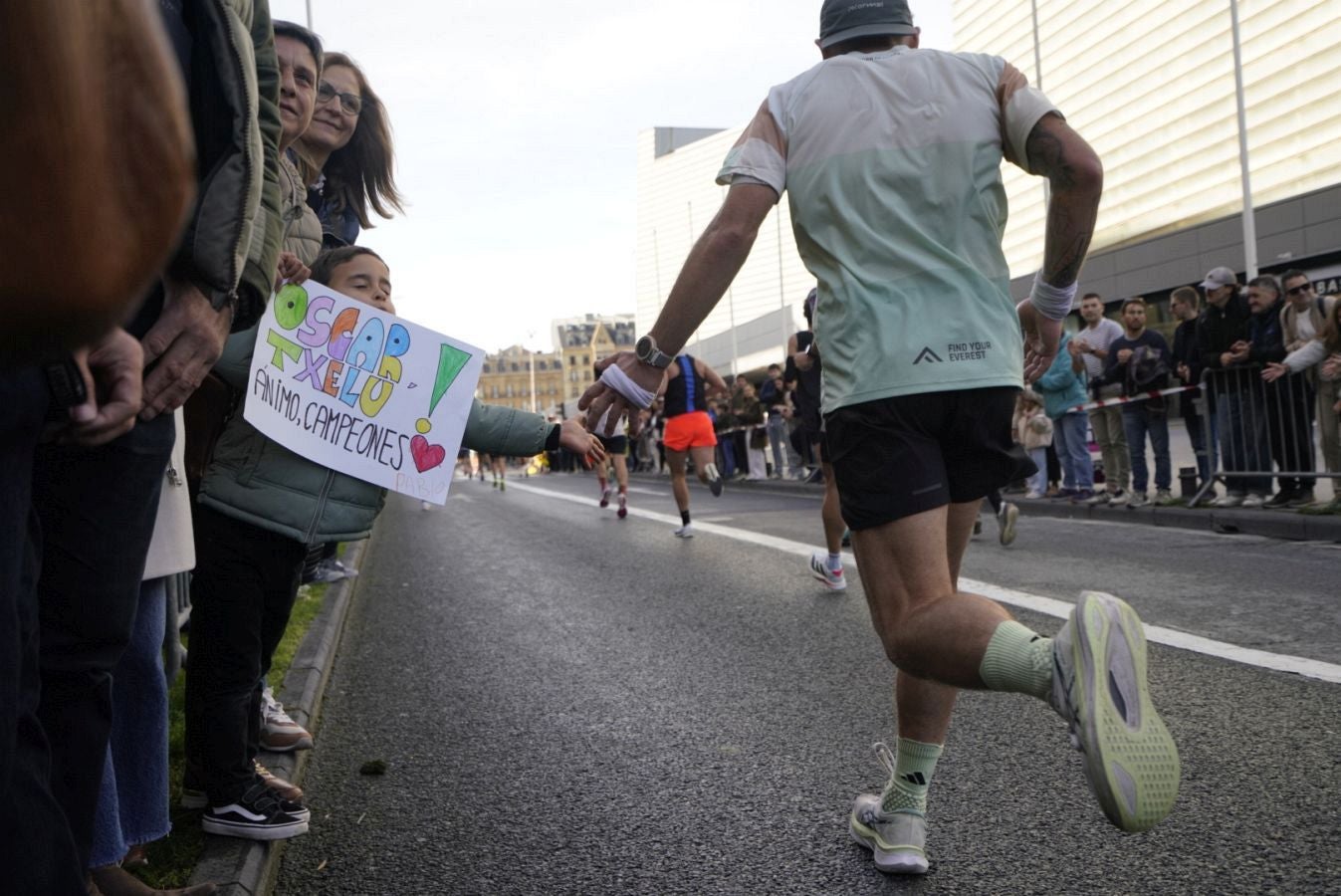 La Behobia - San Sebastián, a su paso por el Kursaal donostiarra