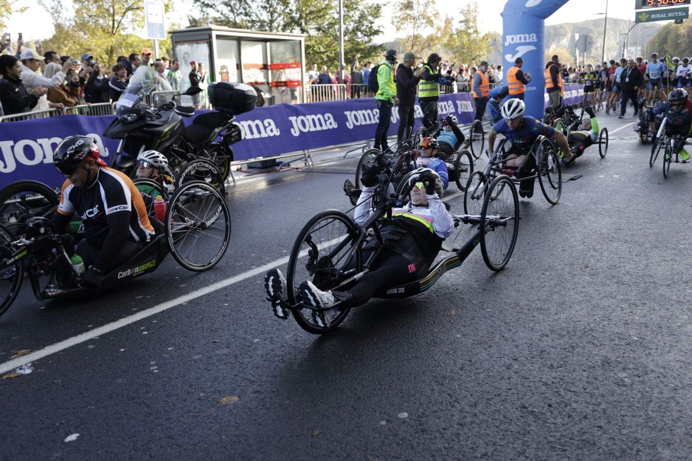 Las salida de la Behobia - San Sebastián, en imágenes