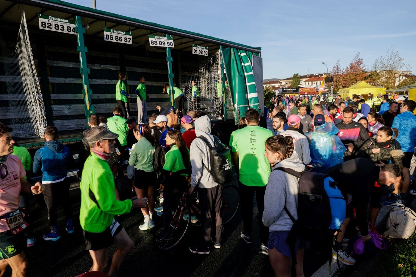 Las salida de la Behobia - San Sebastián, en imágenes
