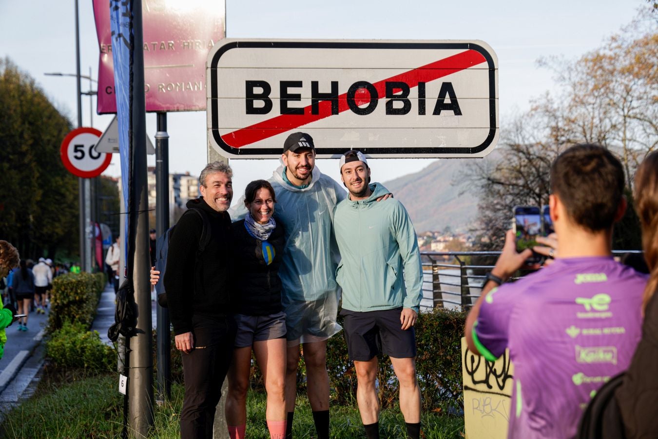 Las salida de la Behobia - San Sebastián, en imágenes