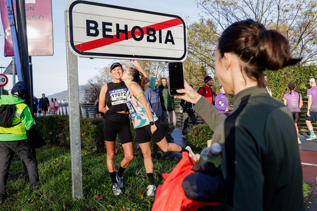 Las salida de la Behobia - San Sebastián, en imágenes