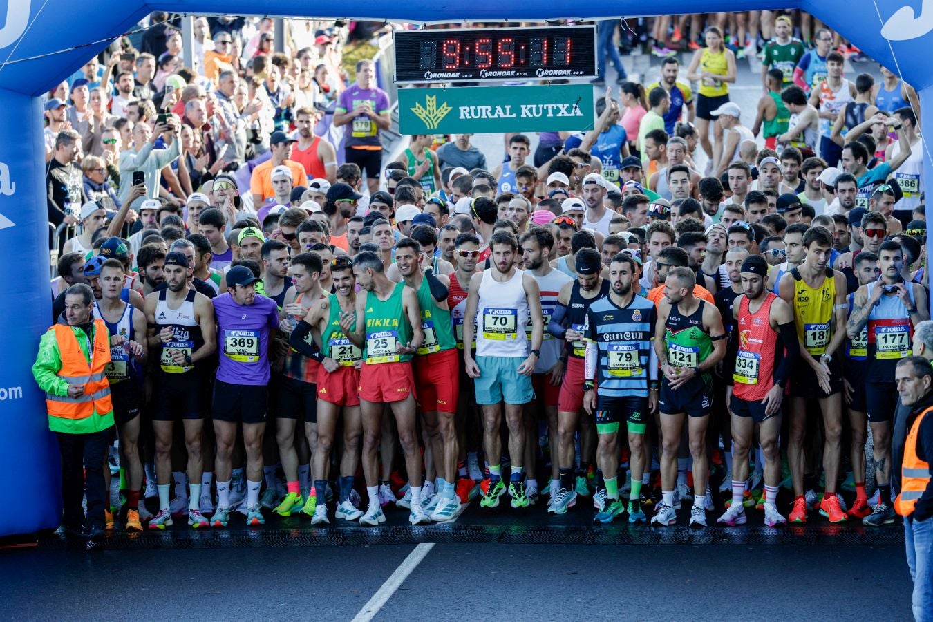 Las salida de la Behobia - San Sebastián, en imágenes