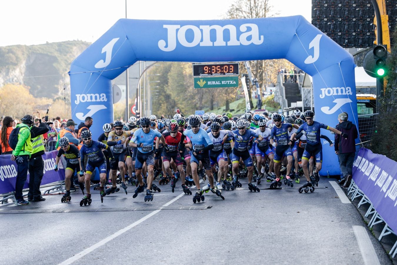 Las salida de la Behobia - San Sebastián, en imágenes