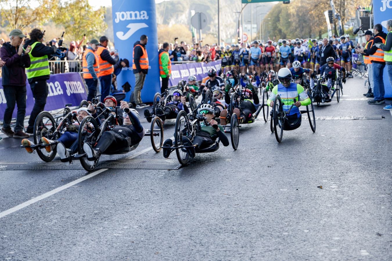 Las salida de la Behobia - San Sebastián, en imágenes
